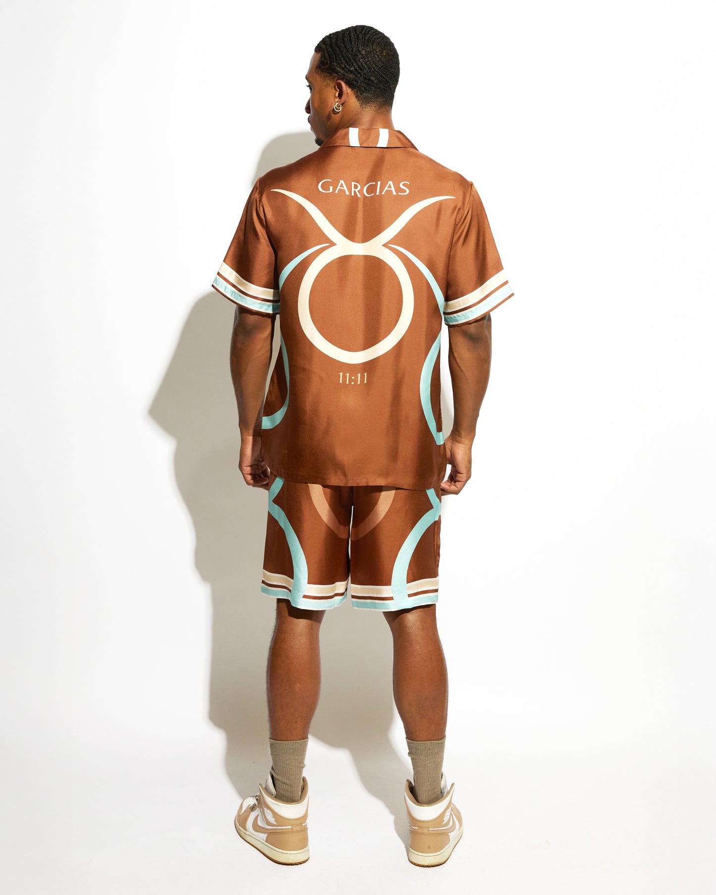 LOGO BULL BOWLING SHIRT BRONZE