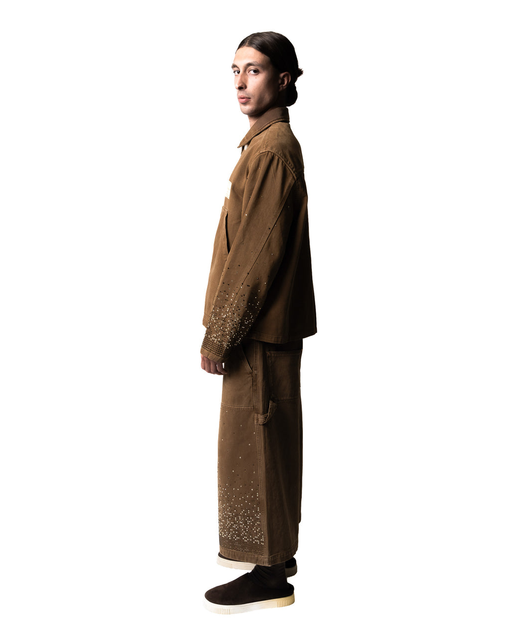 GARCIAS JL Jacket brown with crystal sleeves – view 5 of 6