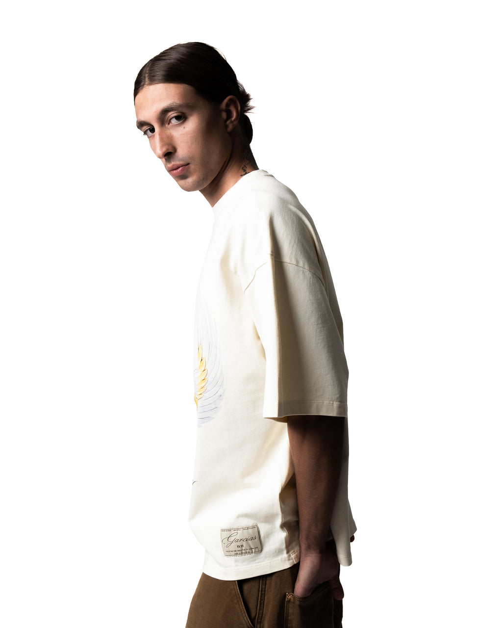 GARCIAS Cleo Future ivory graphic T-shirt – view 3 of 4