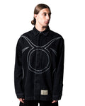 GARCIAS Juan black denim shirt with crystals – view 1 of 7
