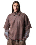 GARCIAS Michael Cristal brown denim shirt with crystals – view 1 of 4