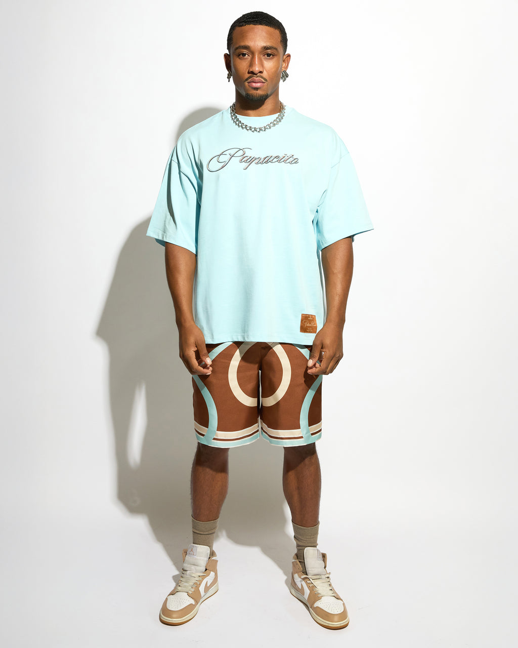 Papacito T-Shirt Baby Blue | GARCIAS product photo 1 of 3