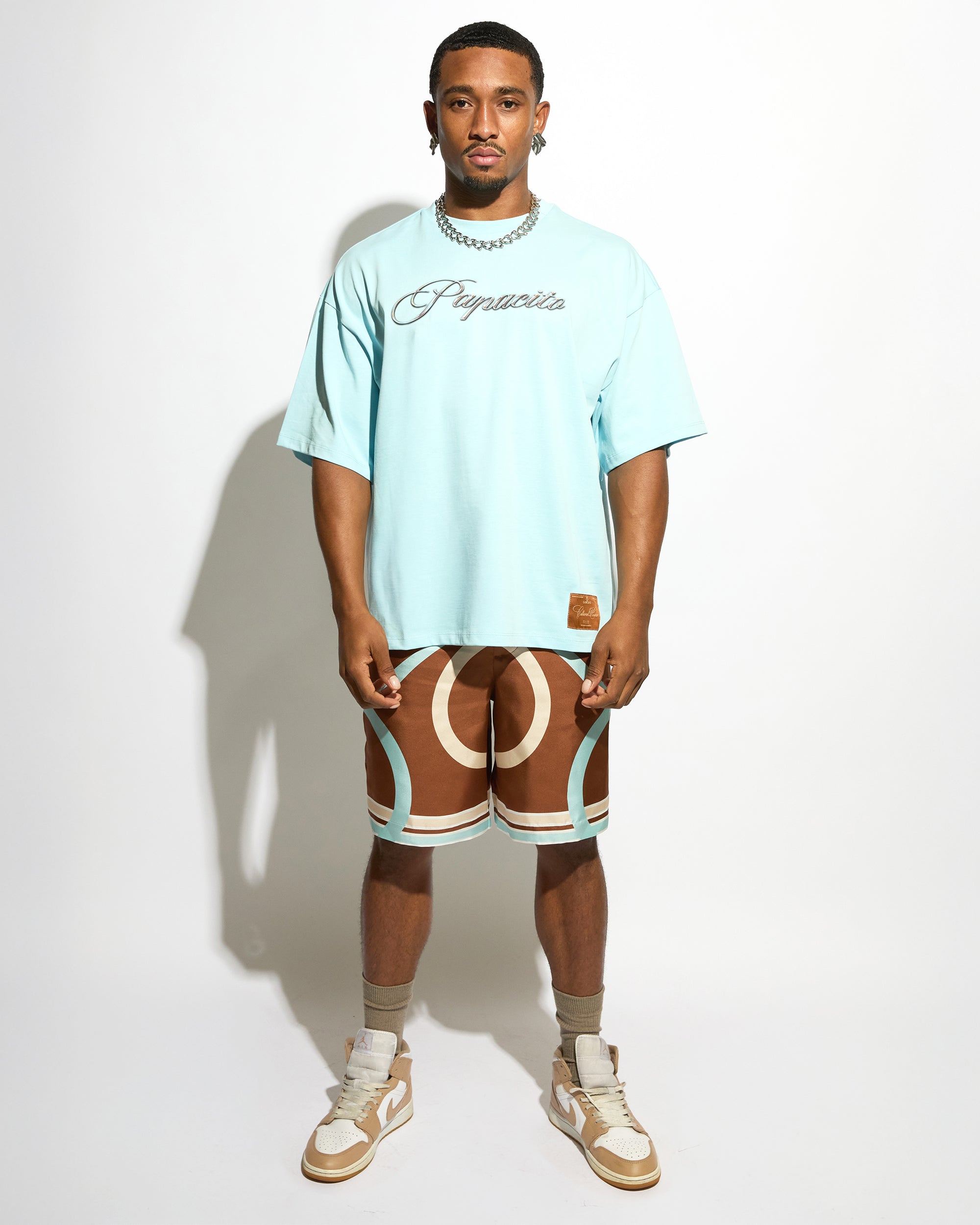 Papacito T-Shirt Baby Blue | GARCIAS product photo 1 of 3