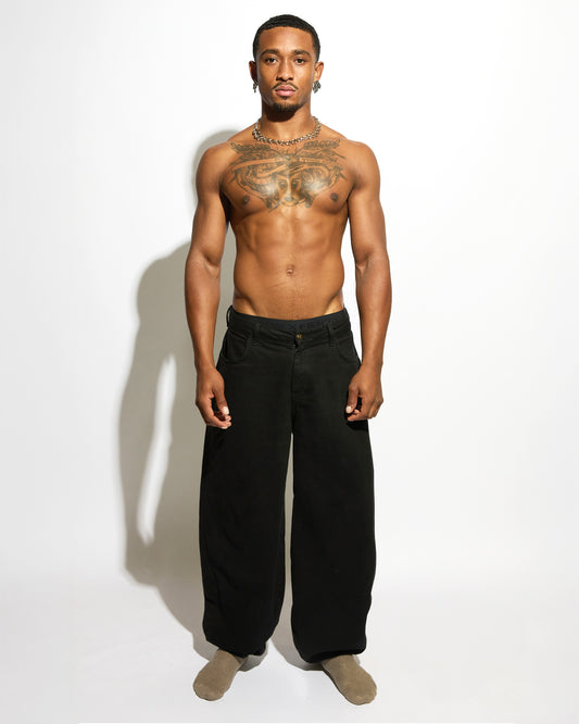 EAZY-E DRILL PANTS BLACK