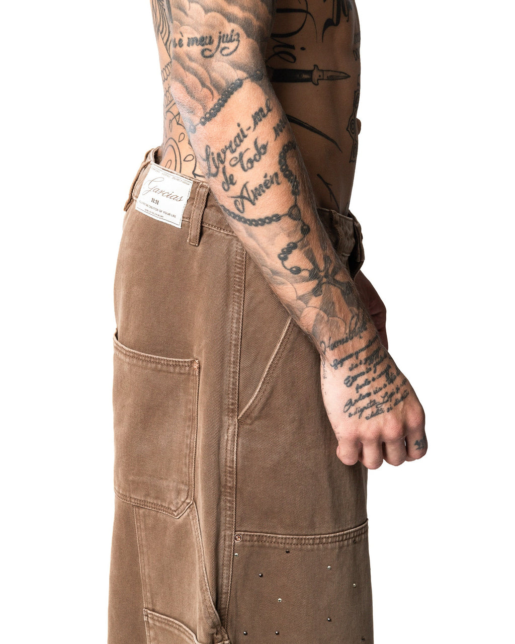 GARCIAS JL Pants brown – Side pocket construction