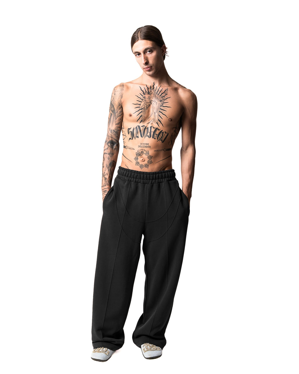 GARCIAS Kasey Pants Black – Front full-length view