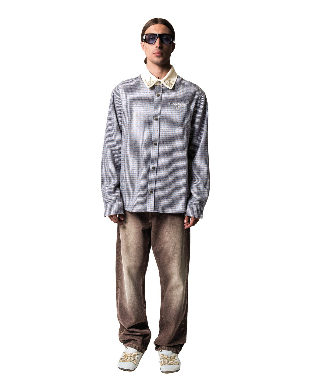 GARCIAS Nick Heaven Check Shirt – Full front look