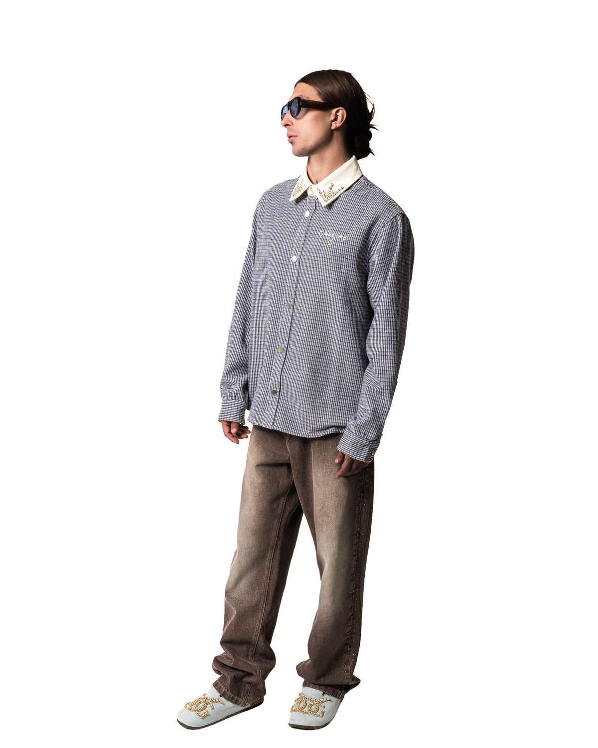 GARCIAS Nick Heaven Check Shirt – Three-quarter look