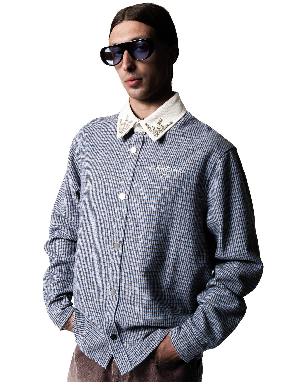 GARCIAS Nick Heaven Check Shirt – Front detail