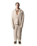 GARCIAS Nick Knit Pants oatmeal beige – Full front view